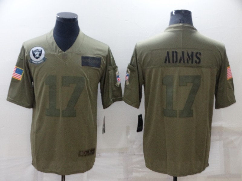 Men's Las Vegas Raiders Davante Adams #17 Brown Jersey